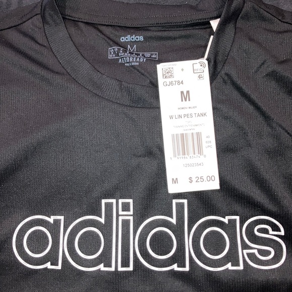 NWT Adidas Linear Areoready Tank Top* - Picture 6 of 6